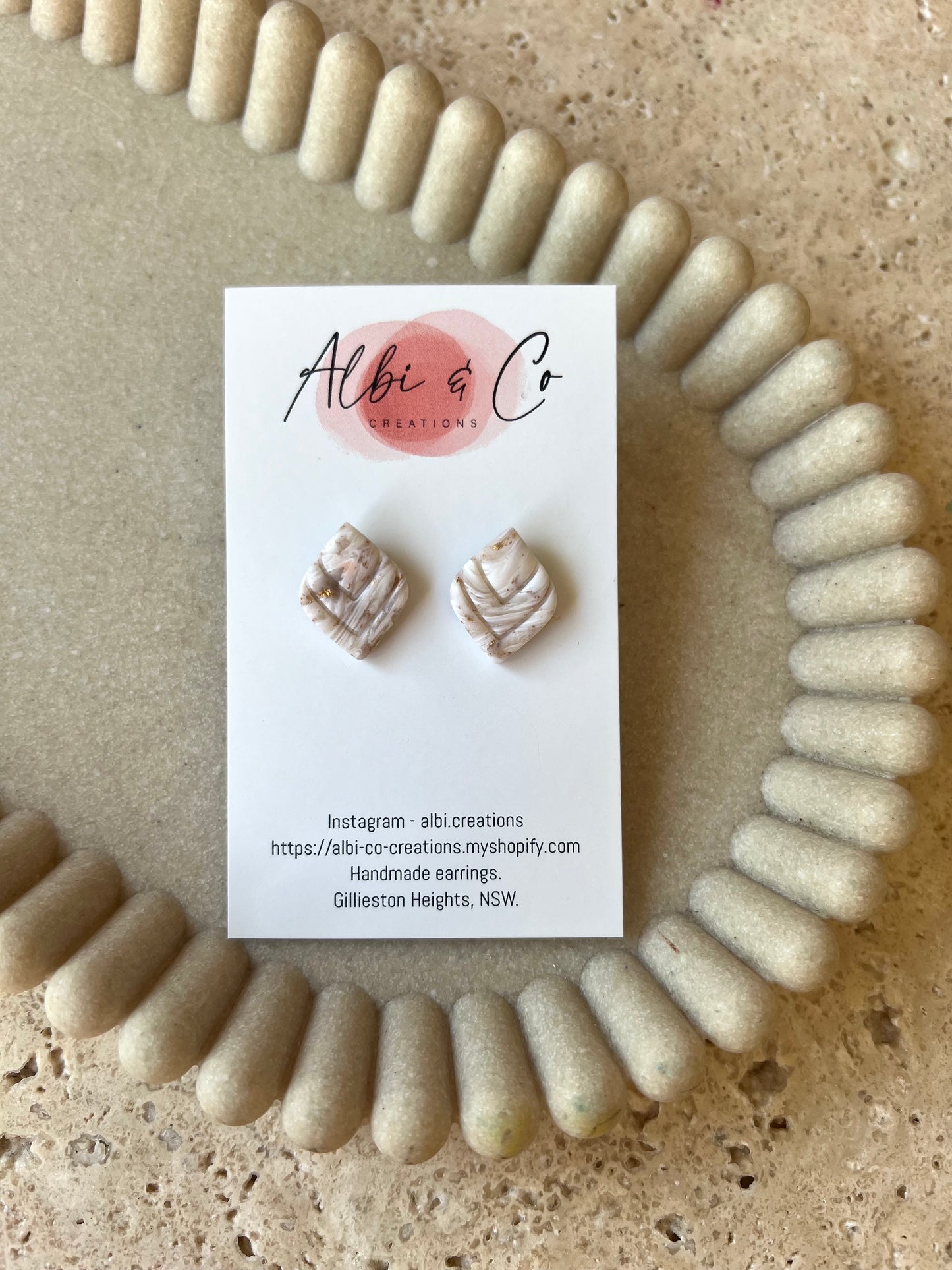 1.5cm Stone Mila Stud