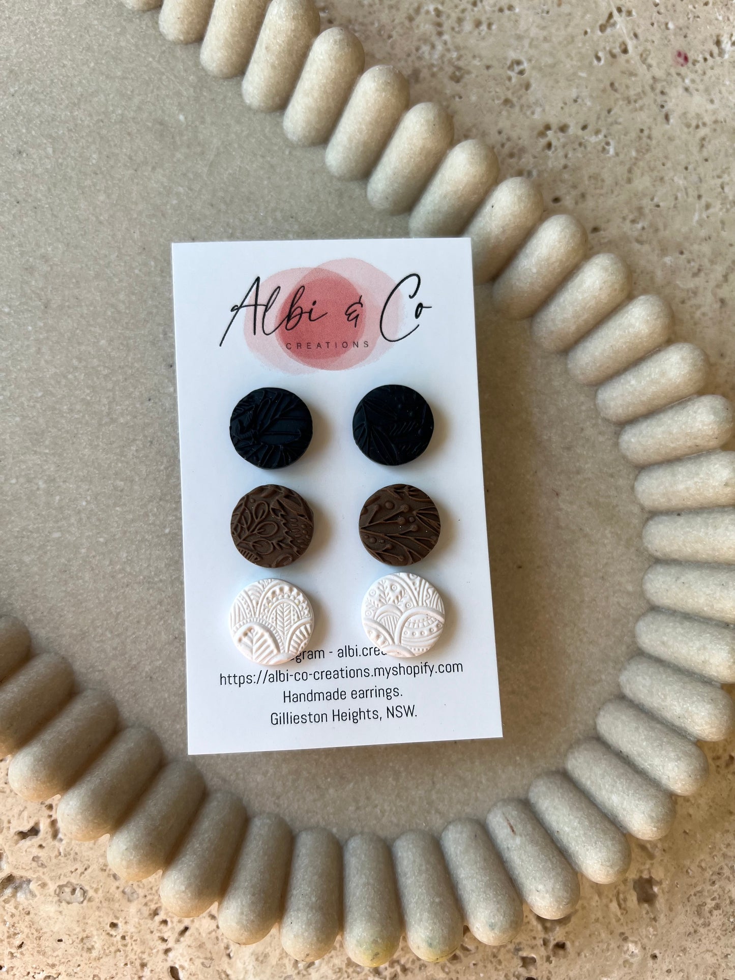 1.5cm Trio Stud Pack