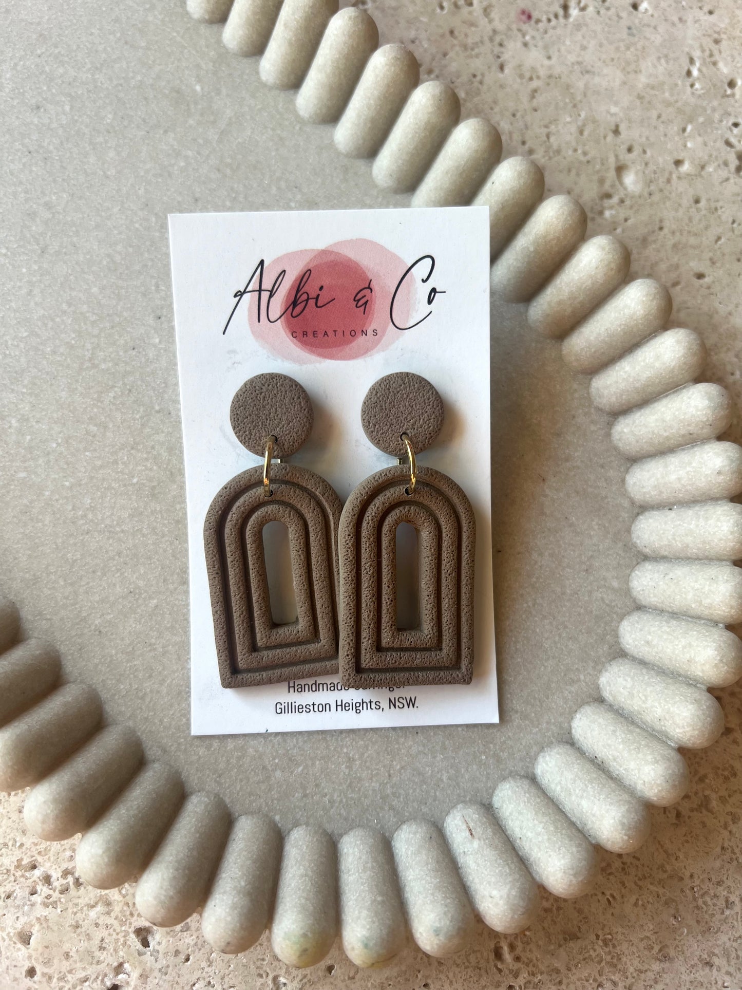 Brown Arch Dangles