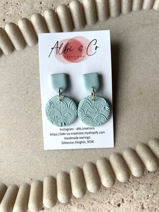 Petite Blue Lyrah Dangles