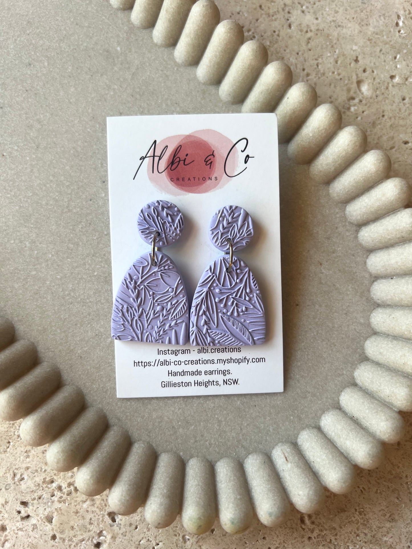 Lilac Sadie Dangles