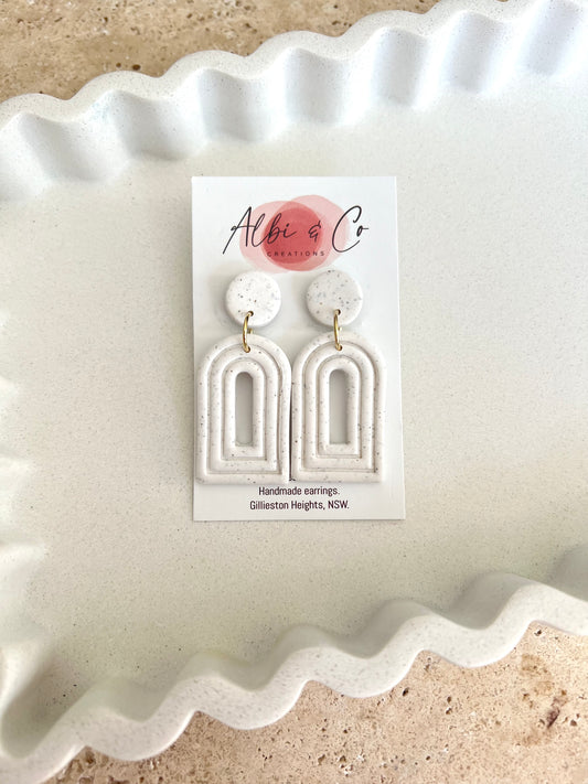 Cookies & Cream Arch Dangles