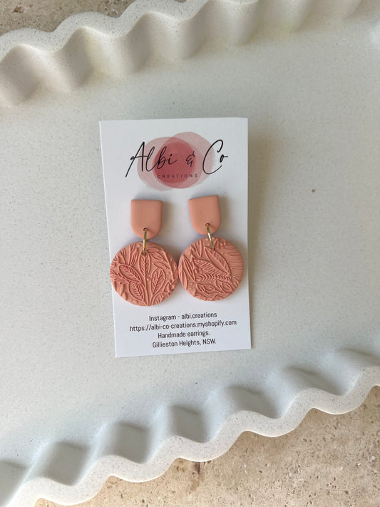 Peach Sadie Dangles
