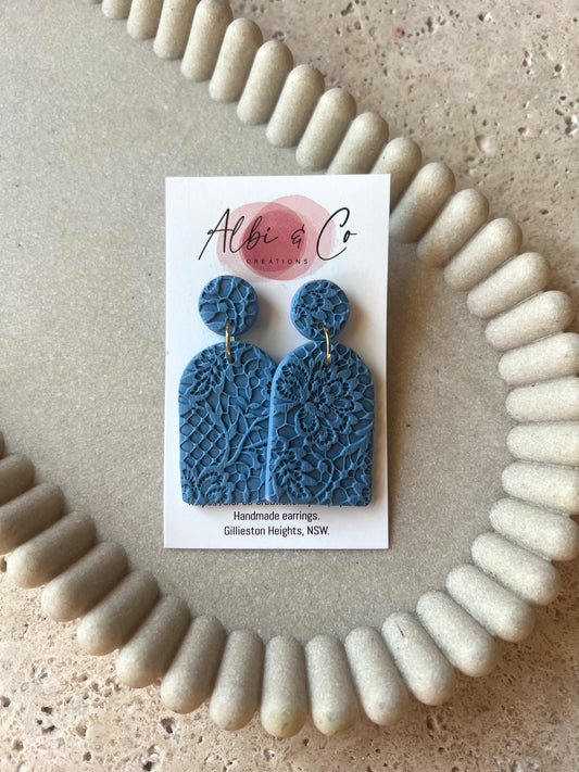 Blue Lace Arch Dangles