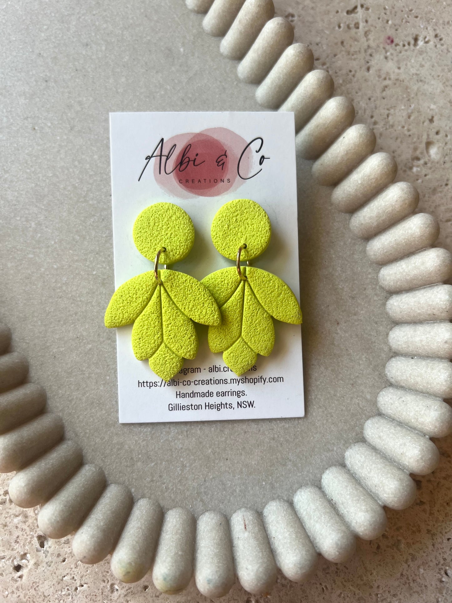 Lime Leaf Dangles