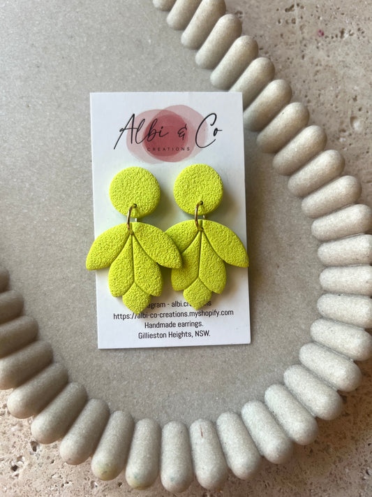 Lime Leaf Dangles