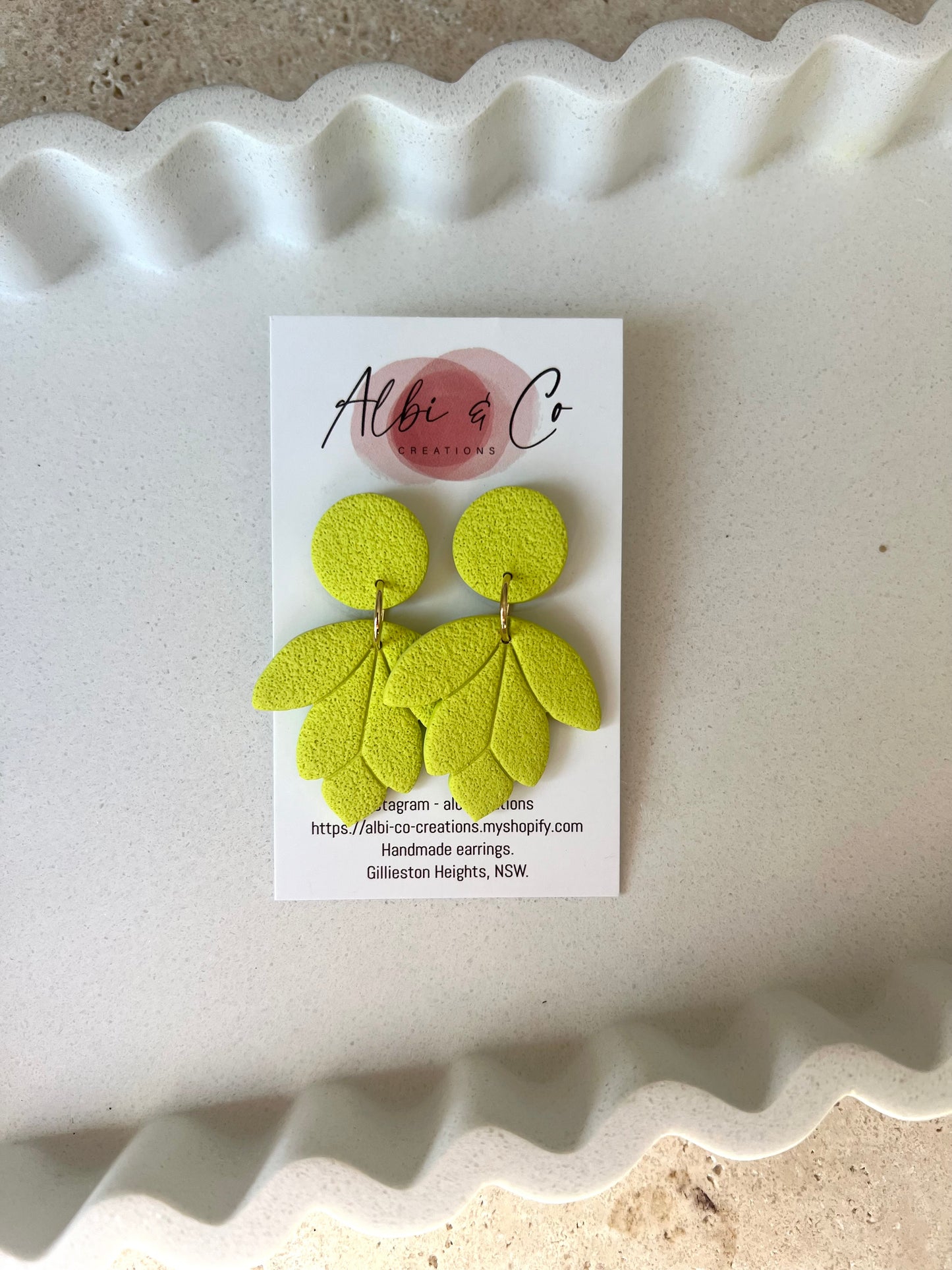 Lime Leaf Dangles