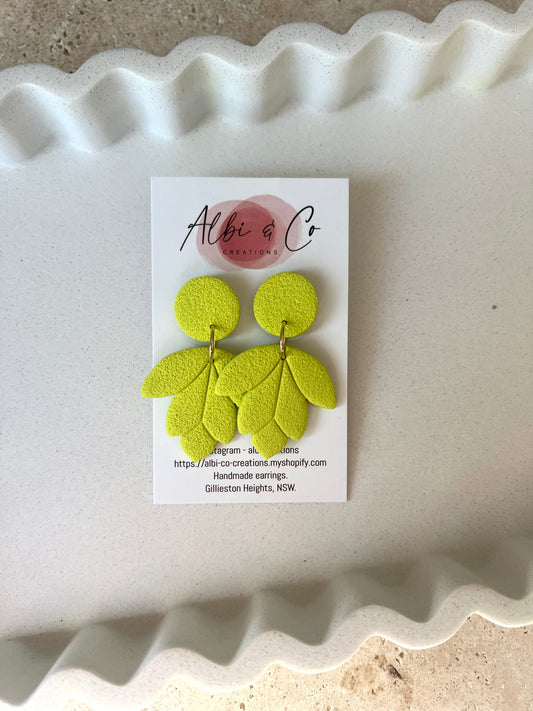 Lime Leaf Dangles