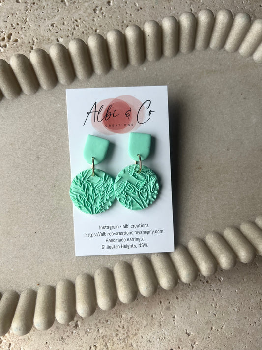 Mint Petite Sadie Dangles
