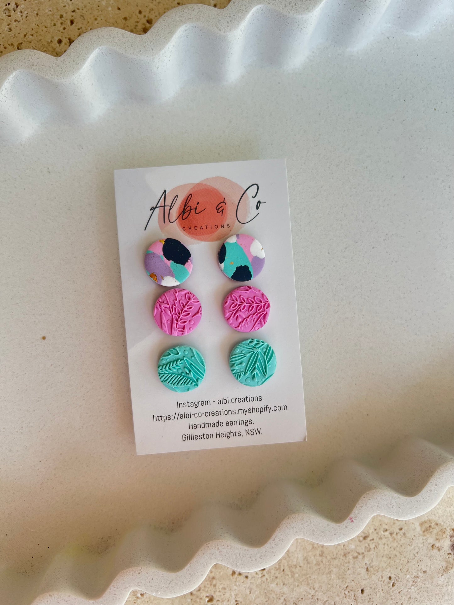 1.5cm Trio Stud Pack