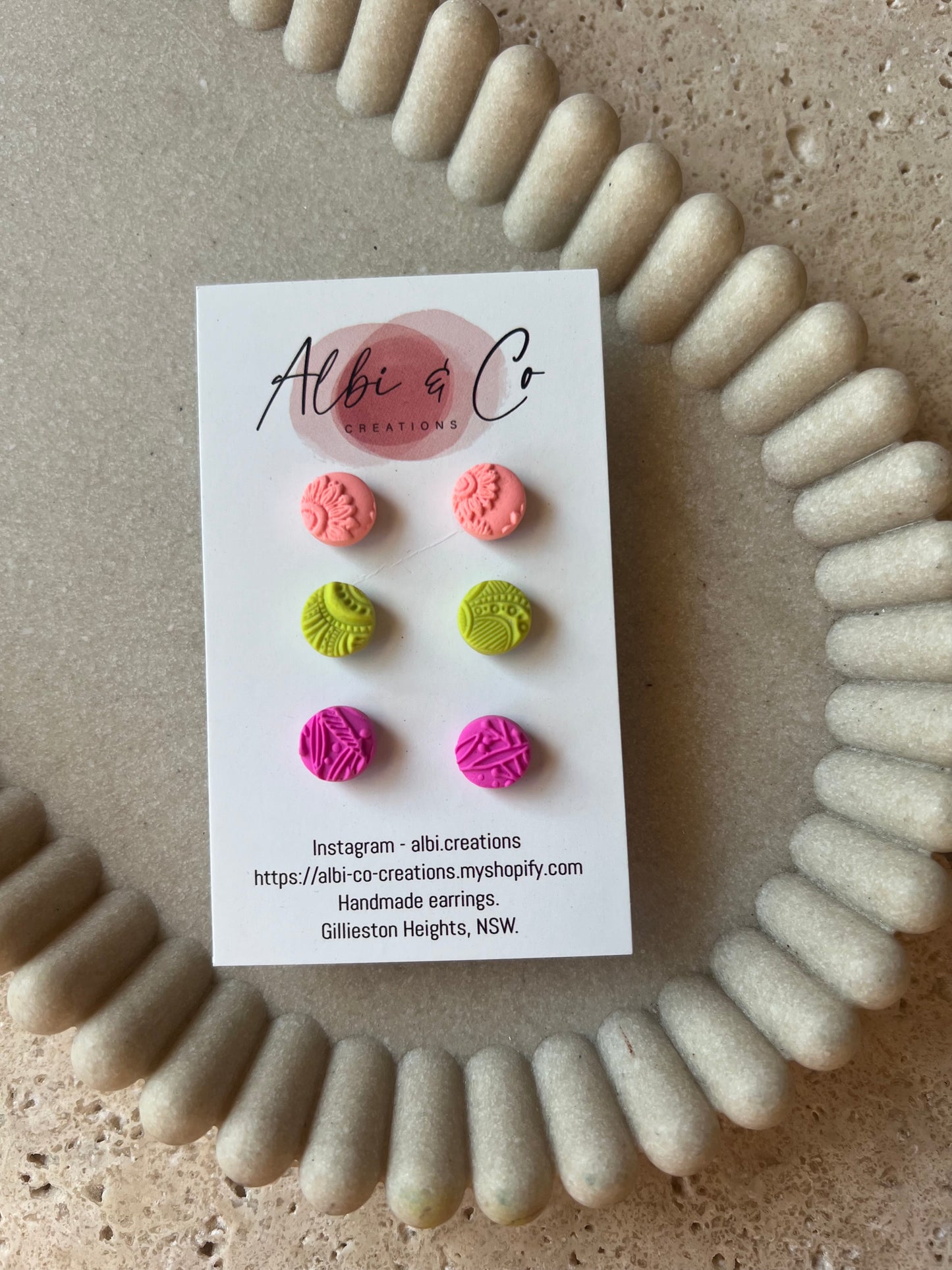 0.8cm Trio Stud Pack