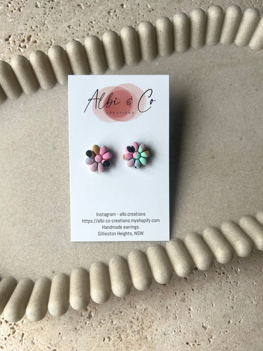 1.5cm Patch Flower Stud