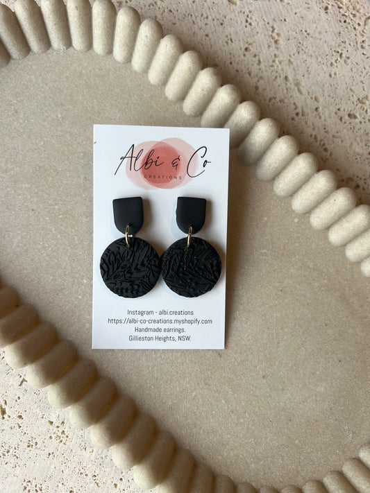 Black Petite Sadie Dangles