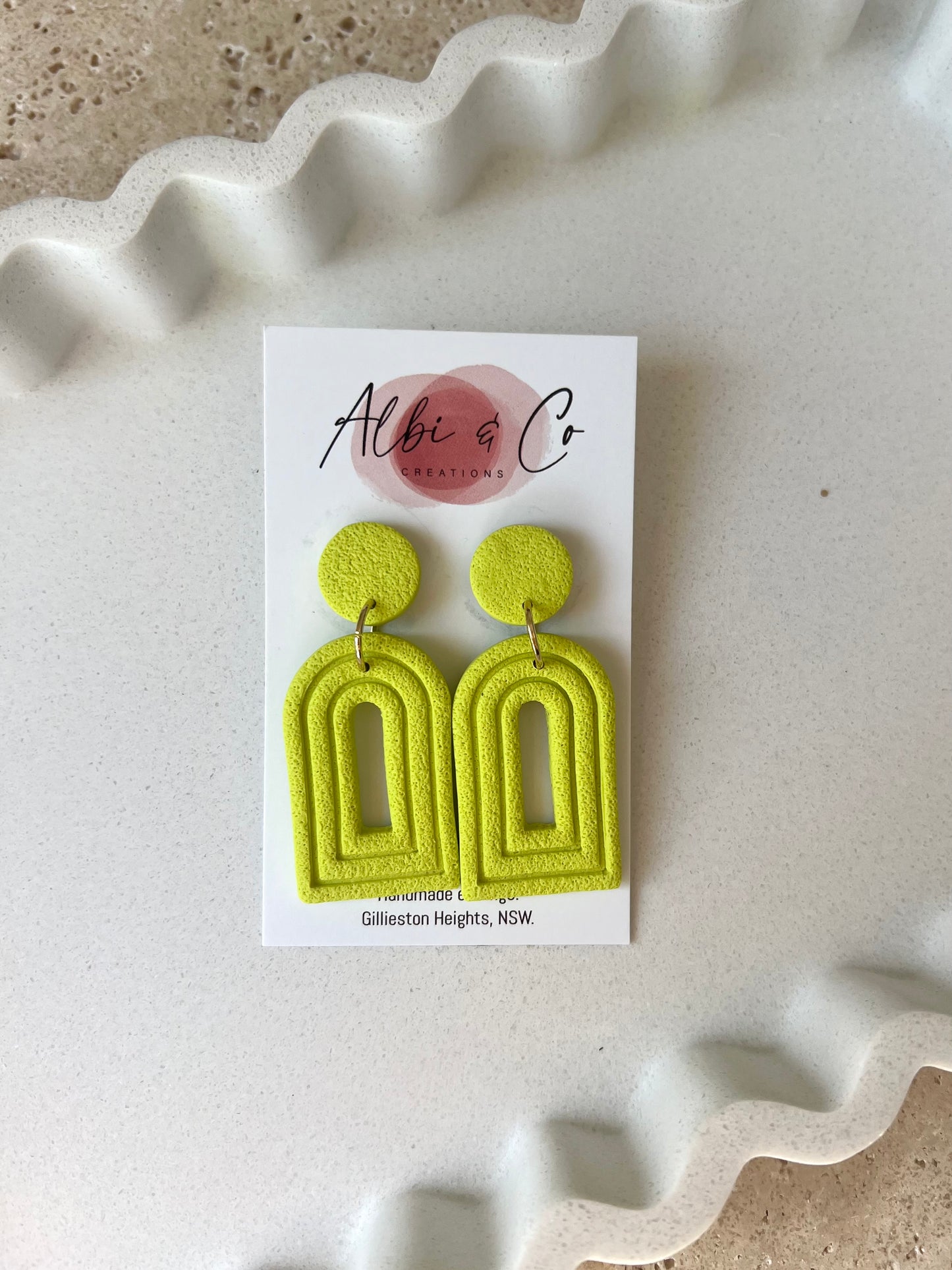 Lime Arch Dangles