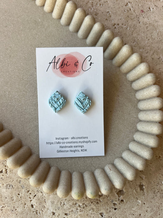 1.5cm Baby Blue Mila Stud