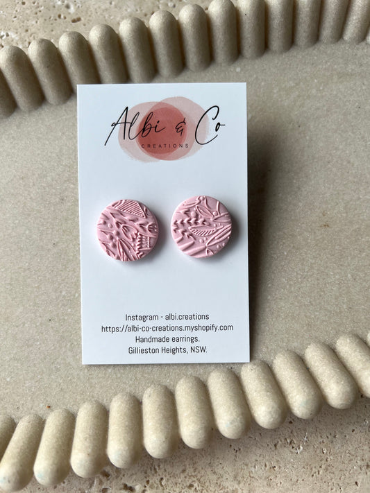 2cm Pink Sadie Stud