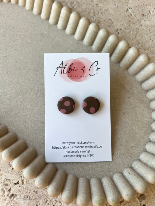 1.5cm Polka Dot Stud