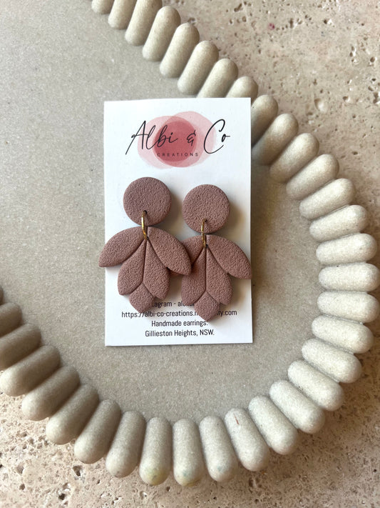 Mocha Leaf Dangles