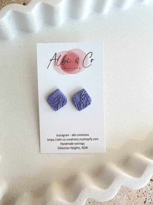 1.5cm Grape Diamond Stud