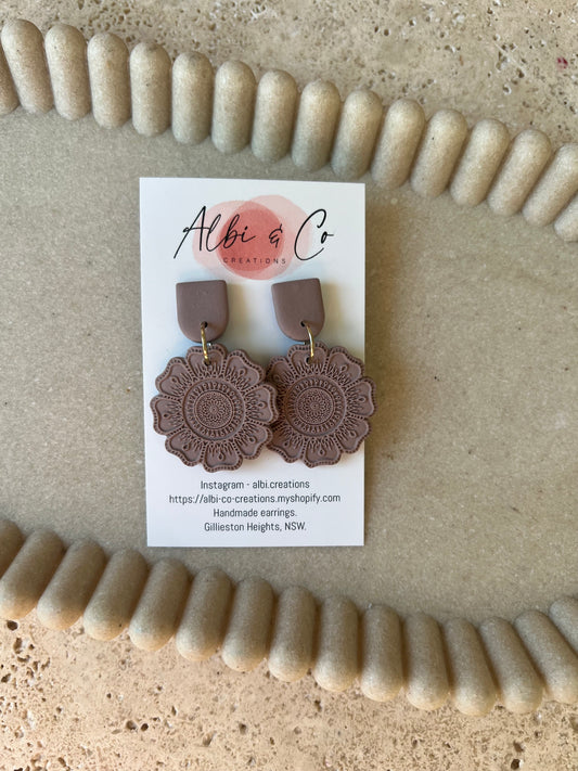 Mocha Boho Dangles