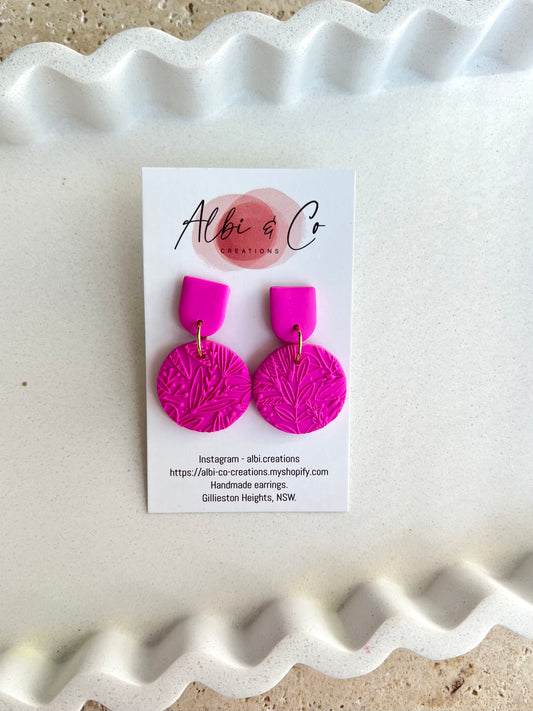 Fuscia Sadie Dangles
