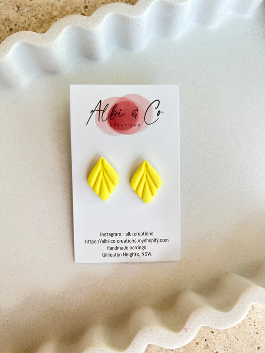 2cm Lemon Mila Stud