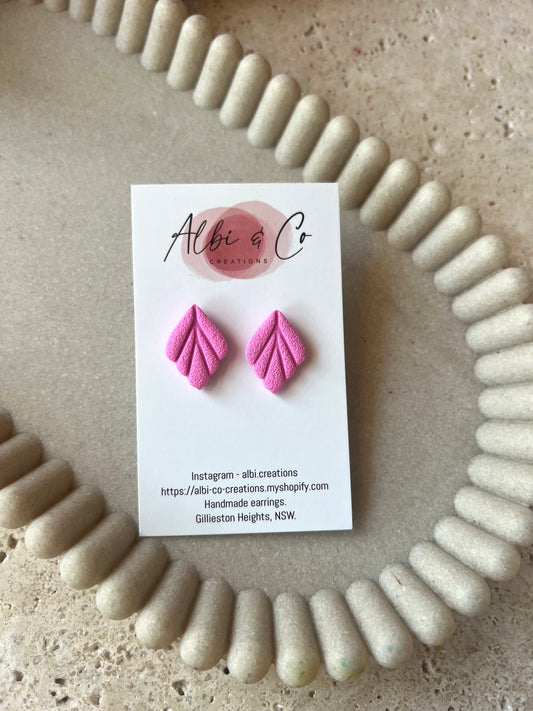 2cm Barbie Pink Lila Stud
