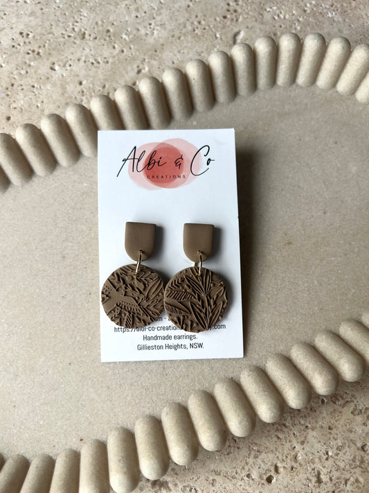 Brown Petite Sadie Dangles