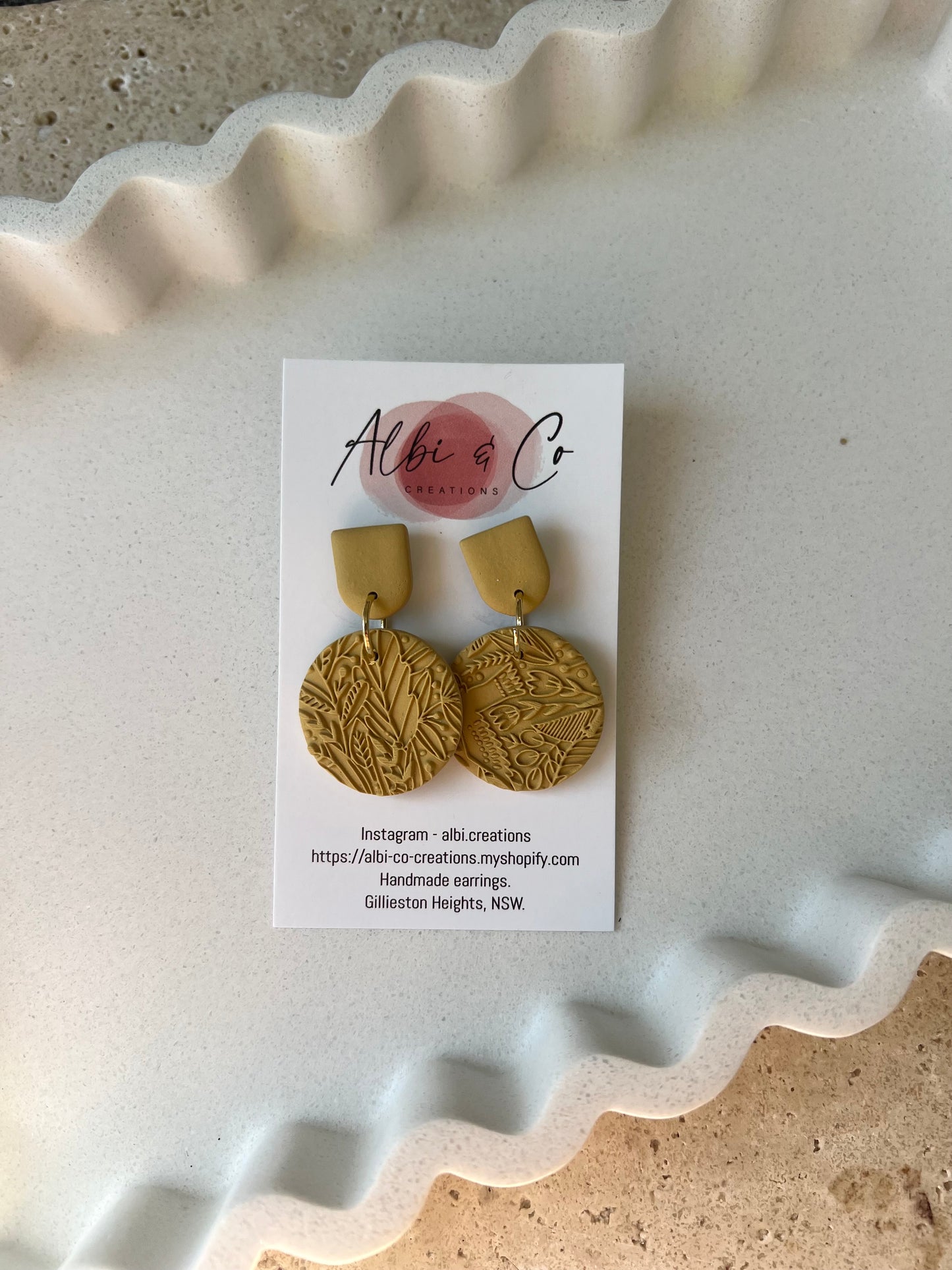 Mustard Sadie Dangles