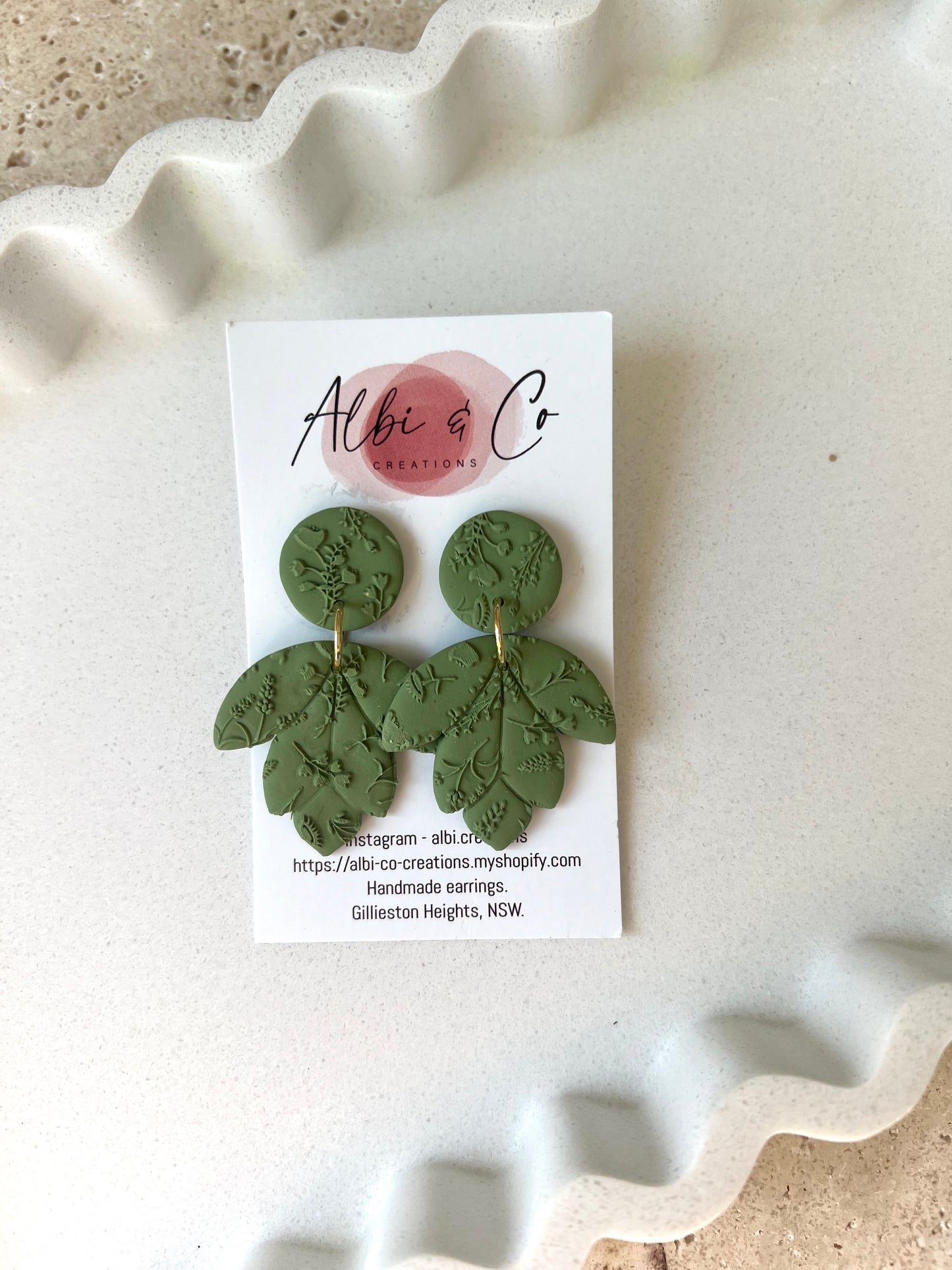 Olive Leaf Dangles
